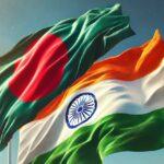 Bangladesh and India Flag