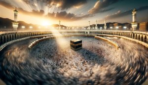 The Kaba Sharif for Hajj in Mecca